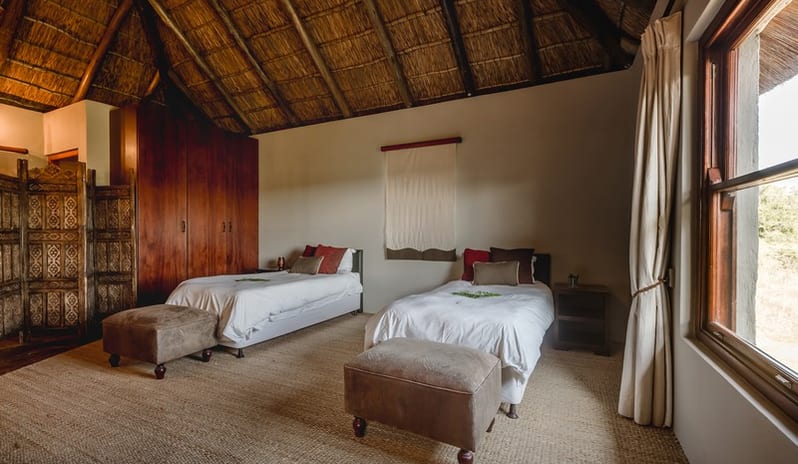 AMAKHALA HLOSI GAME LODGE - FAMILY SUITE TWIN BED